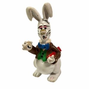 1984 ALICE in WONDERLAND Apollo Film Animation Schleich PVC Rabbit figure
